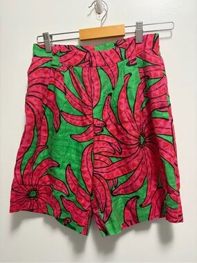 FARM Rio "Banana Pitta" Linen Short Women’s Size XS